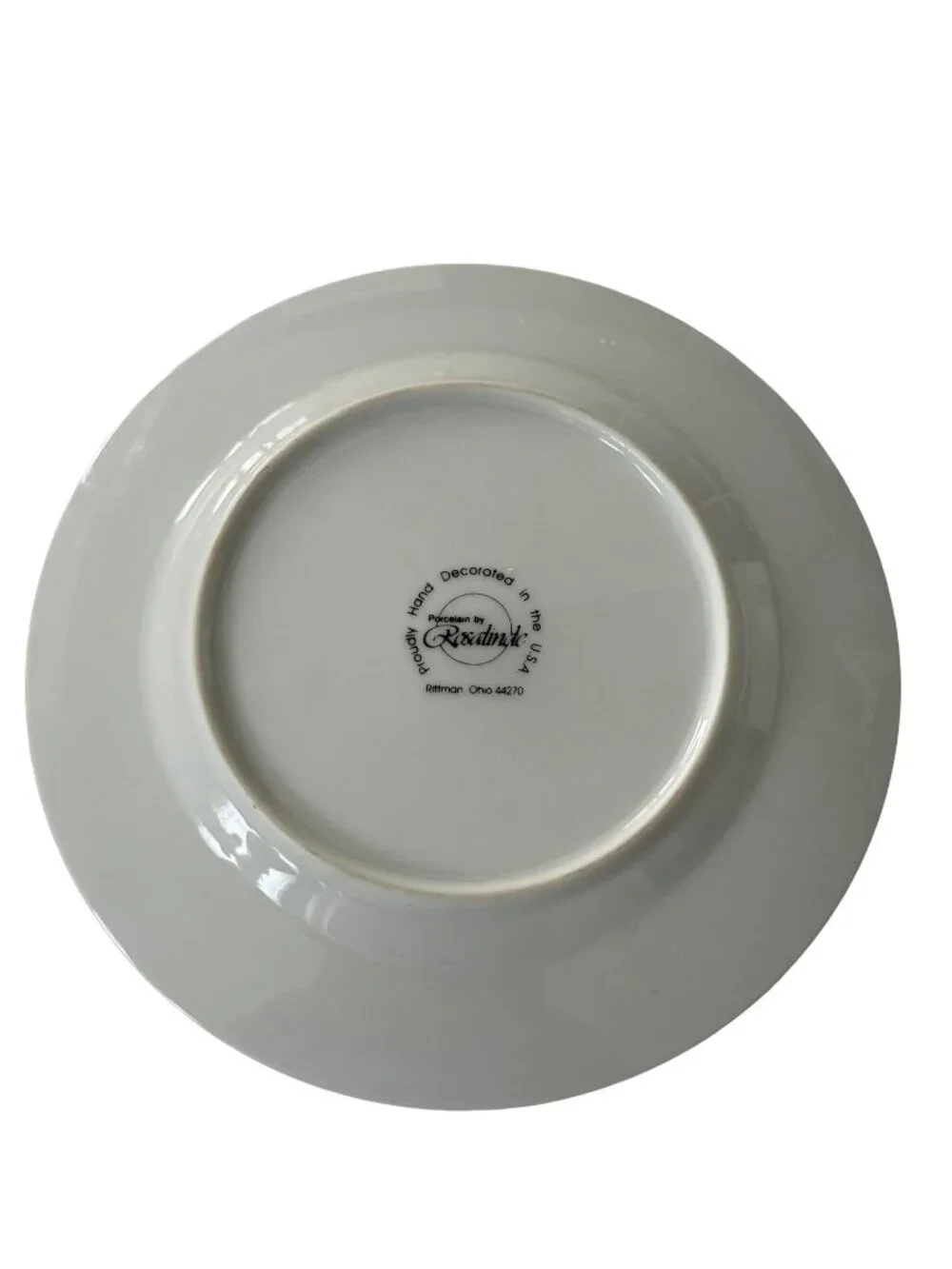 Rosalinde Doberman Pinscher Dessert Plate Cindy Farmer Cobalt Blue Gold Trim Por